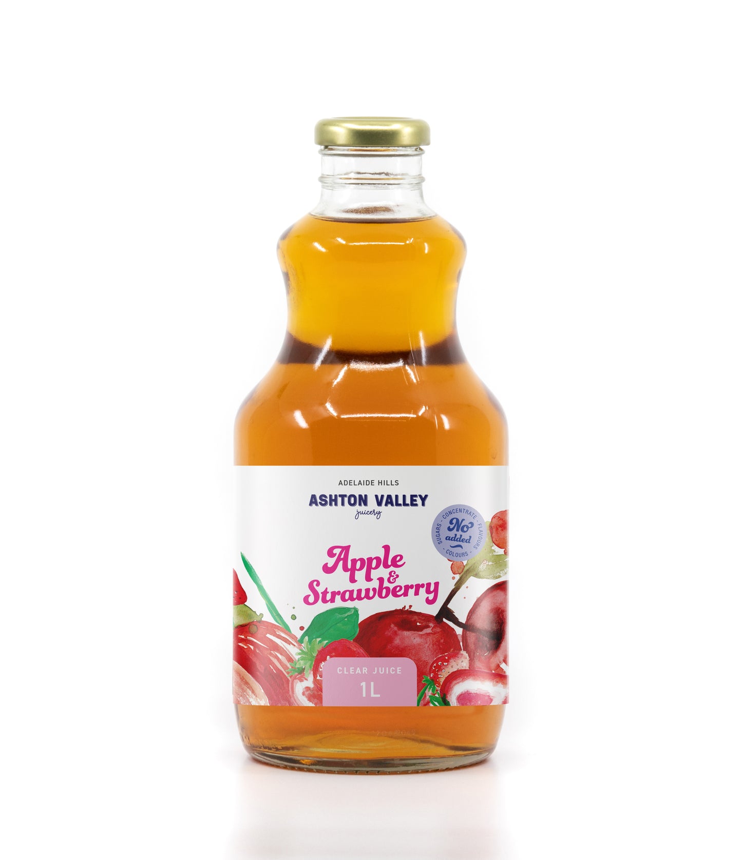 6 x 1L Still Clear Apple & Strawberry
