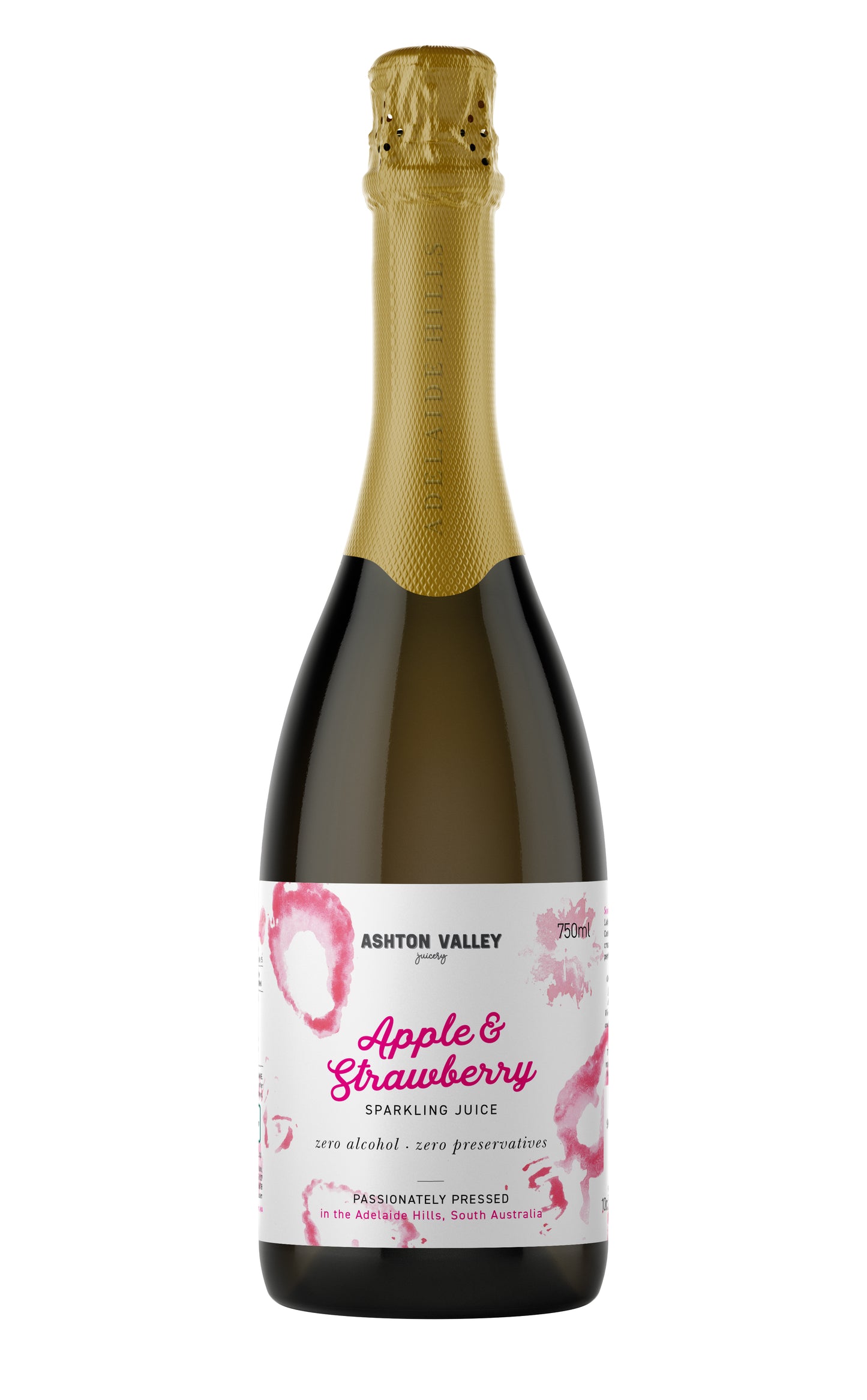 6 x 750ml Celebration Sparkling Apple & Strawberry Juice (non-alcoholic)
