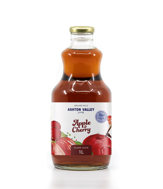 6 x 1L Still Clear Apple & Cherry