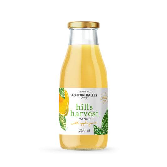 12 x 250ml Hills Harvest Cloudy Mango with Apple Juice