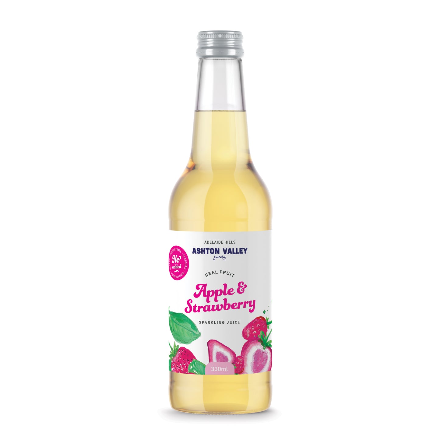 12 x 330ml Sparkling Apple & Strawberry