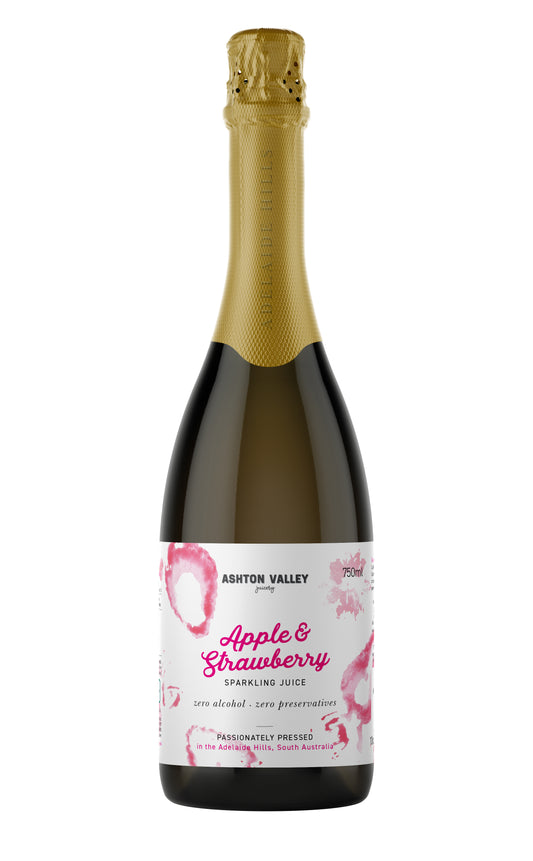6 x 750ml Celebration Sparkling Apple & Strawberry Juice (non-alcoholic)