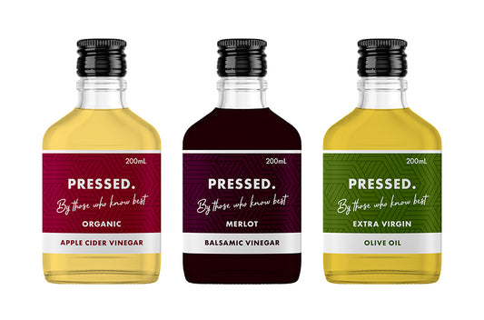 3 x 200ml PRESSED Condiment Gift Pack